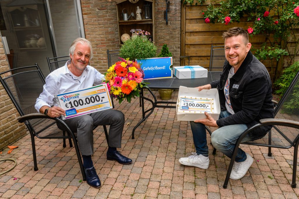 Willem wint € 100.000 in de VriendenLoterij