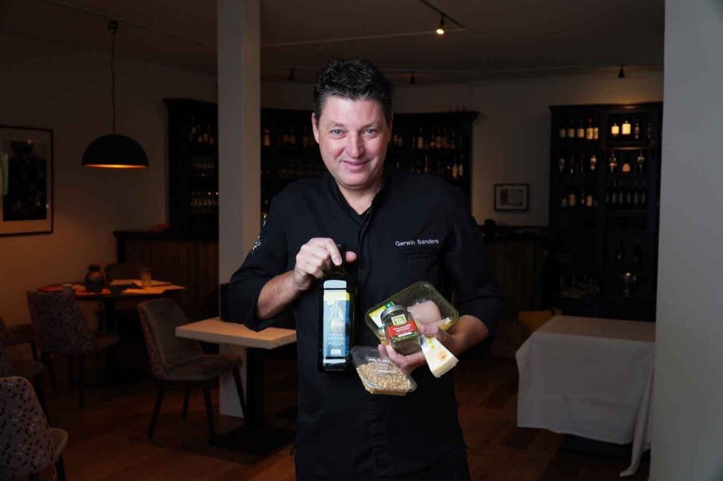 Voedselbank Apeldoorn werkt samen met chef-kok Gerwin Sanders