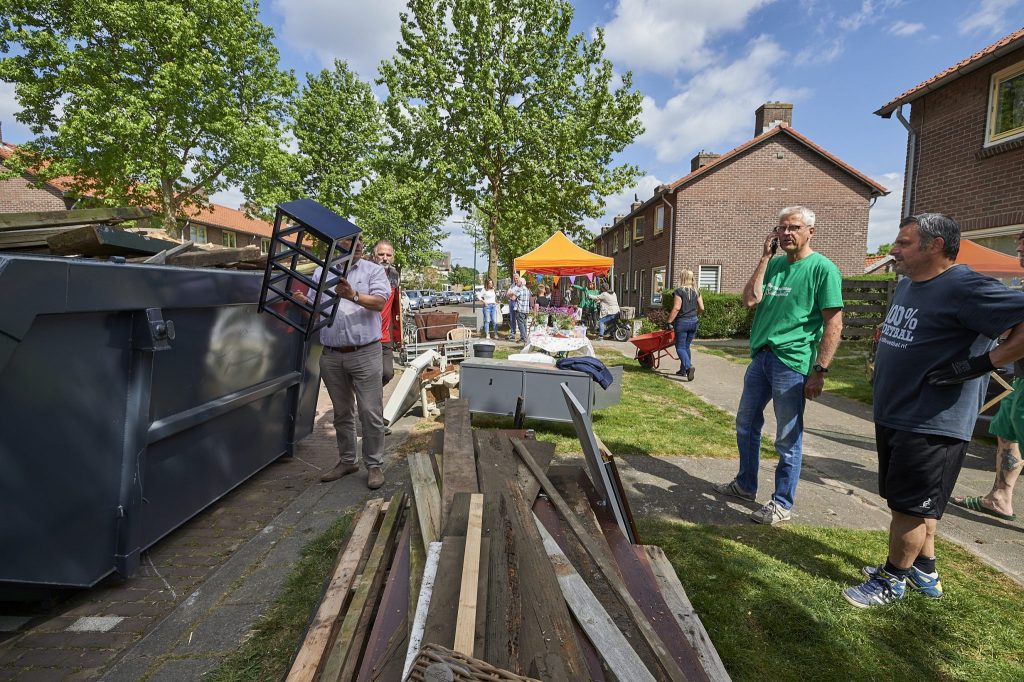 Tuinactiedag in het Schilderskwartier in de wijk Orden groot succes
