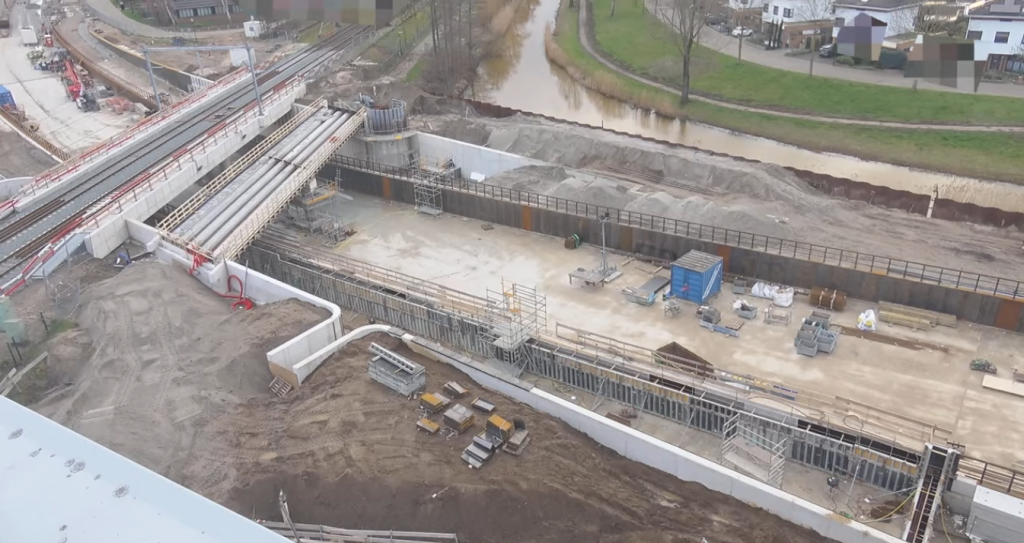 Nieuwe spoortunnel Laan van Osseveld opent op 12 mei