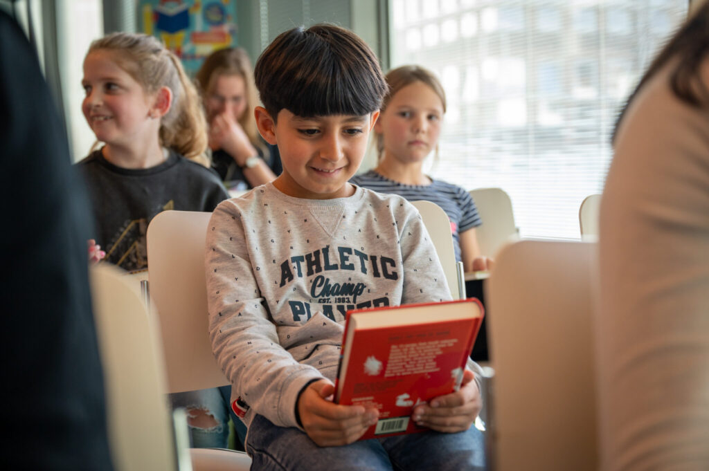 Vier de Kinderboekenweek in CODA met Spinder, Iven Cudogham en Yvonne Jagtenberg.