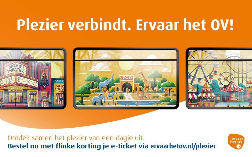 Ervaar het OV deze zomer met korting!