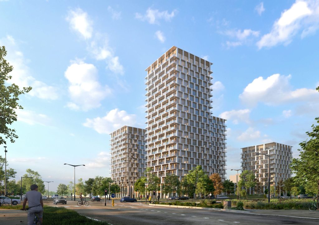 VanWonen en Ons Huis tekenen intentieovereenkomst voor circa 160 sociale huurwoningen in Vlijtse Parktorens