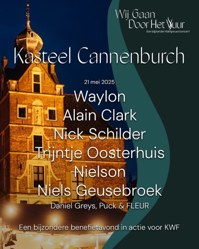 Oncologiezorgnetwerk Apeldoorn draagt bij aan bijzonder Kampvuurconcert voor KWF op 21 mei