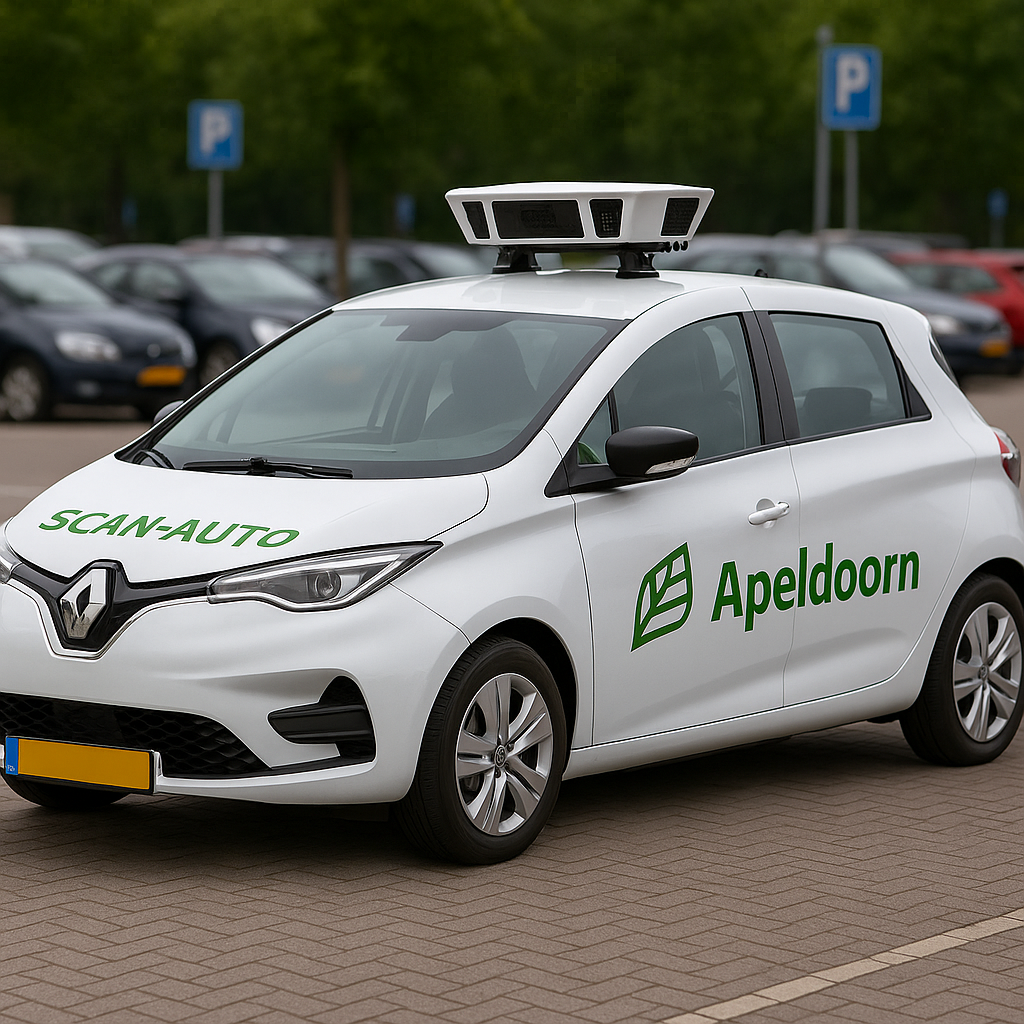 Apeldoorn gaat eind 2025 digitaal controleren op parkeren met scanauto