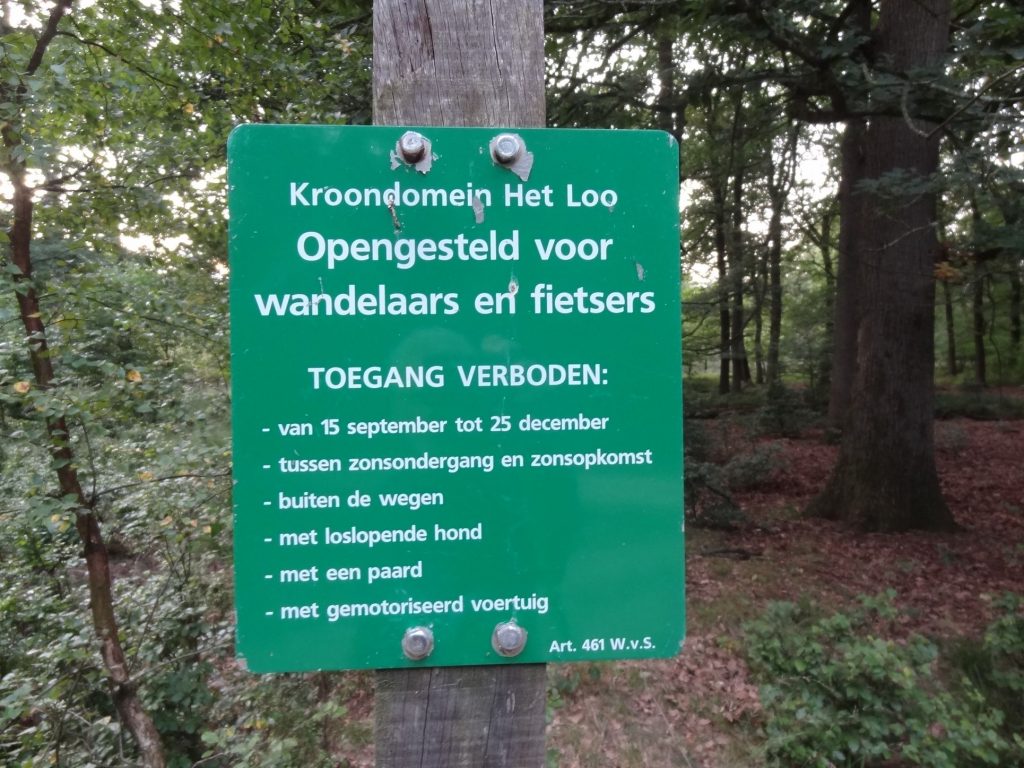 Faunabescherming roept op tot wapenstilstand in Kroondomein Het Loo