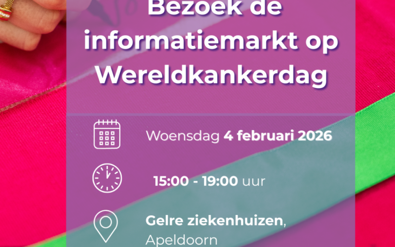 Informatiemarkt op Wereldkankerdag biedt hulp en steun