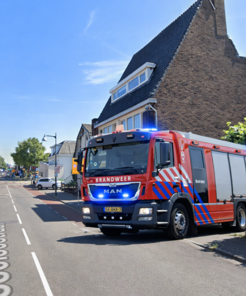 Felle dakbrand aan de Asselsestraat