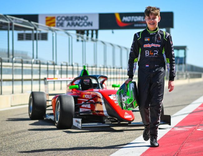 Apeldoorns racetalent Juste Mulder naar Spaans F4-team