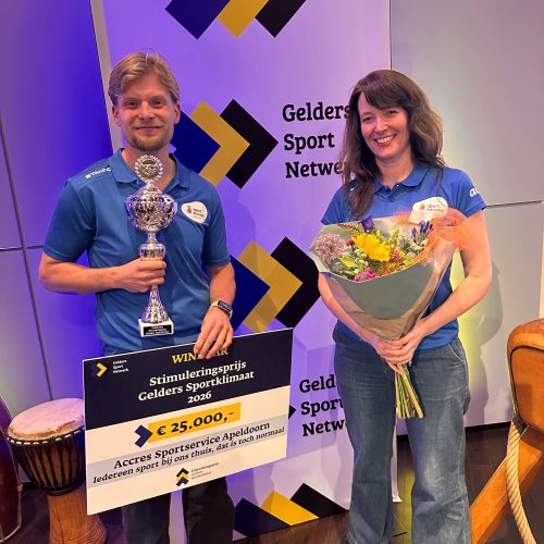 Sportservice Apeldoorn wint twee prijzen voor vernieuwend beweegidee