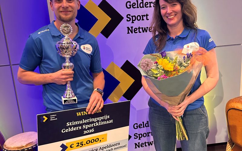 Sportservice Apeldoorn wint twee prijzen voor vernieuwend beweegidee