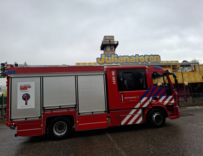 Blikseminslag in toren Julianatoren: attracties tijdelijk stilgelegd