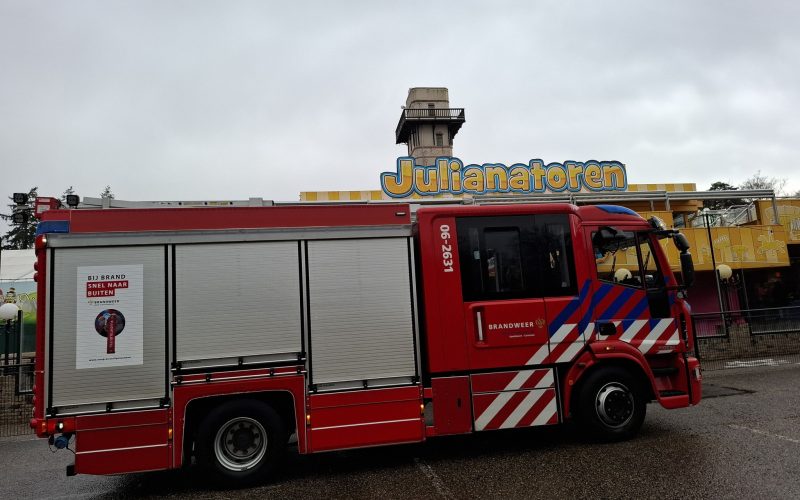 Blikseminslag in toren Julianatoren: attracties tijdelijk stilgelegd