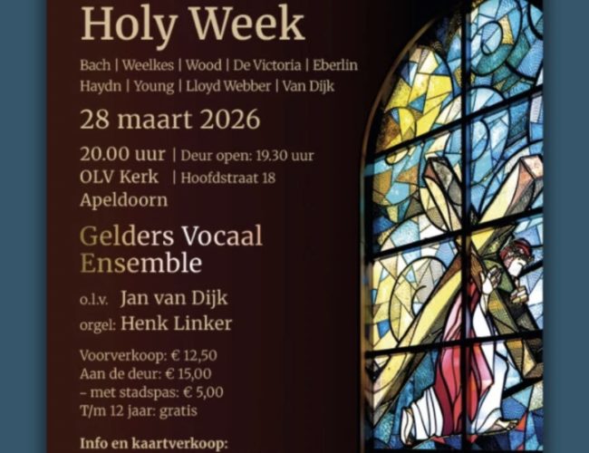Lessons & Carols in Apeldoorn: muzikale opmaat naar Pasen