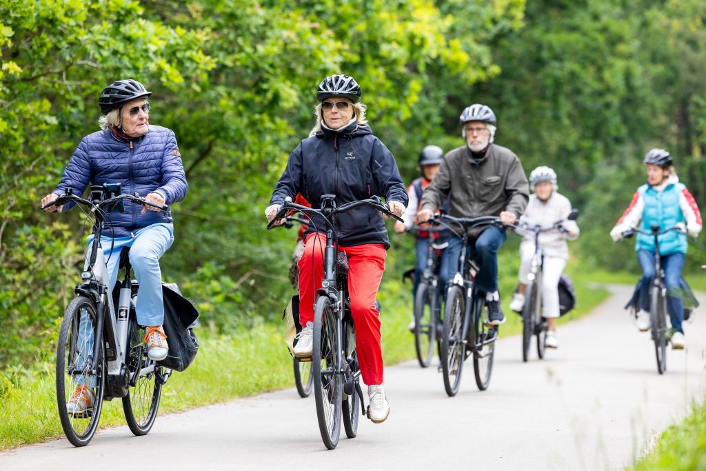 Bijeenkomst veilig fietsen voor 55-plussers in Apeldoorn bij The Fit Lab