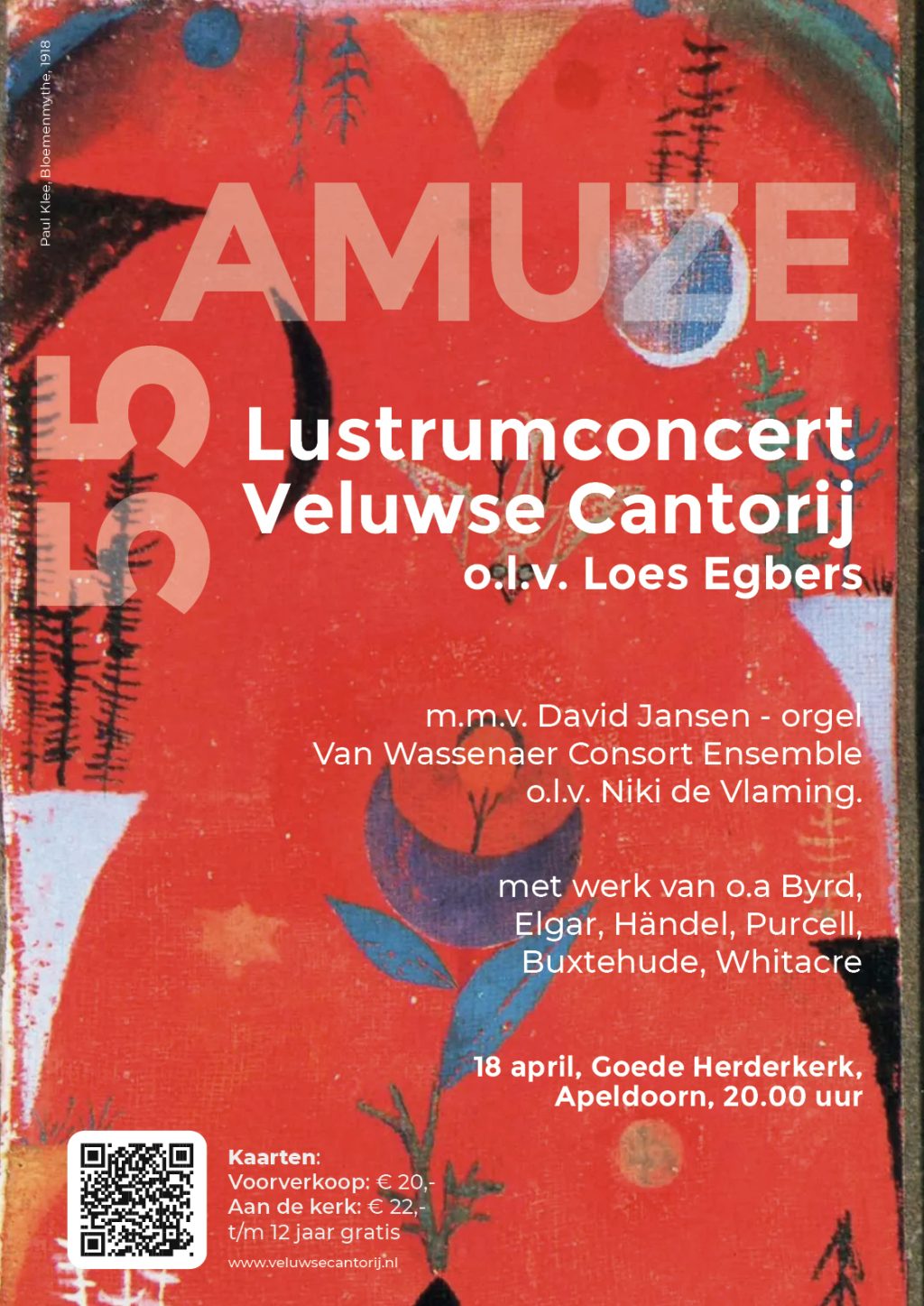 Veluwse Cantorij viert 55-jarig jubileum met lustrumconcert in Apeldoorn