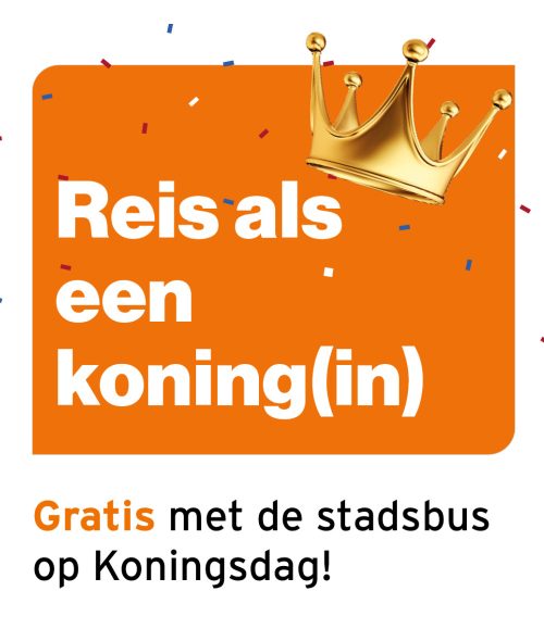 Gratis met de stadsbus op Koningsdag in Apeldoorn