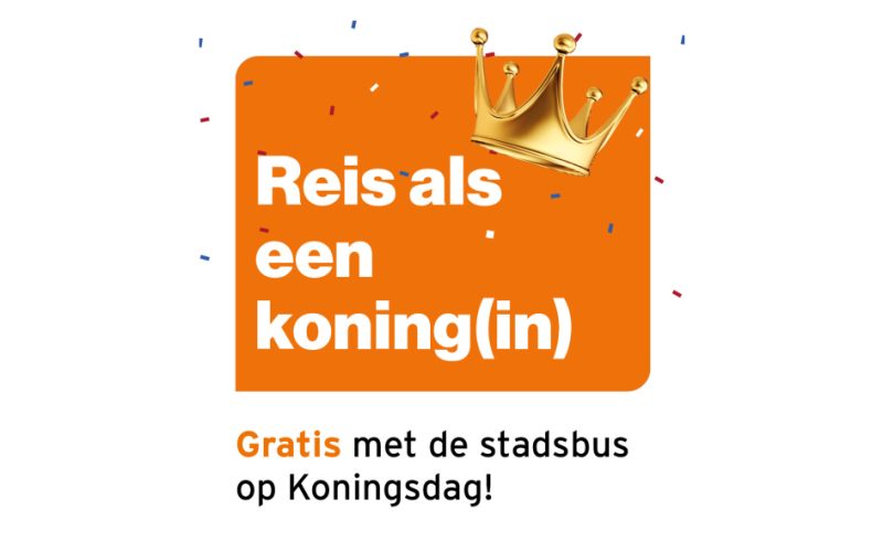 Gratis met de stadsbus op Koningsdag in Apeldoorn