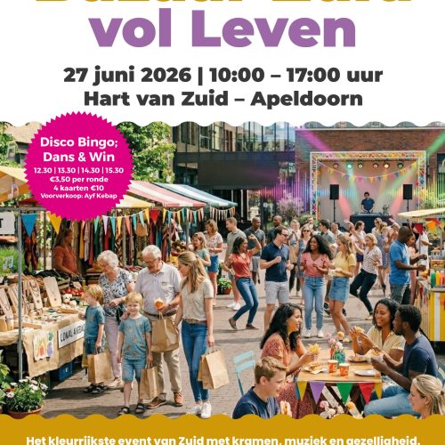 Hart van Zuid viert diversiteit tijdens tweede editie van Bazaar Zuid vol Leven