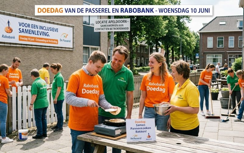 Doedag van De Passerel en Rabobank staat in teken van ontmoeting en verbinding