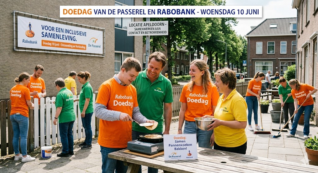 De Passerel en Rabobank organiseren Doedag voor ontmoeting en verbinding