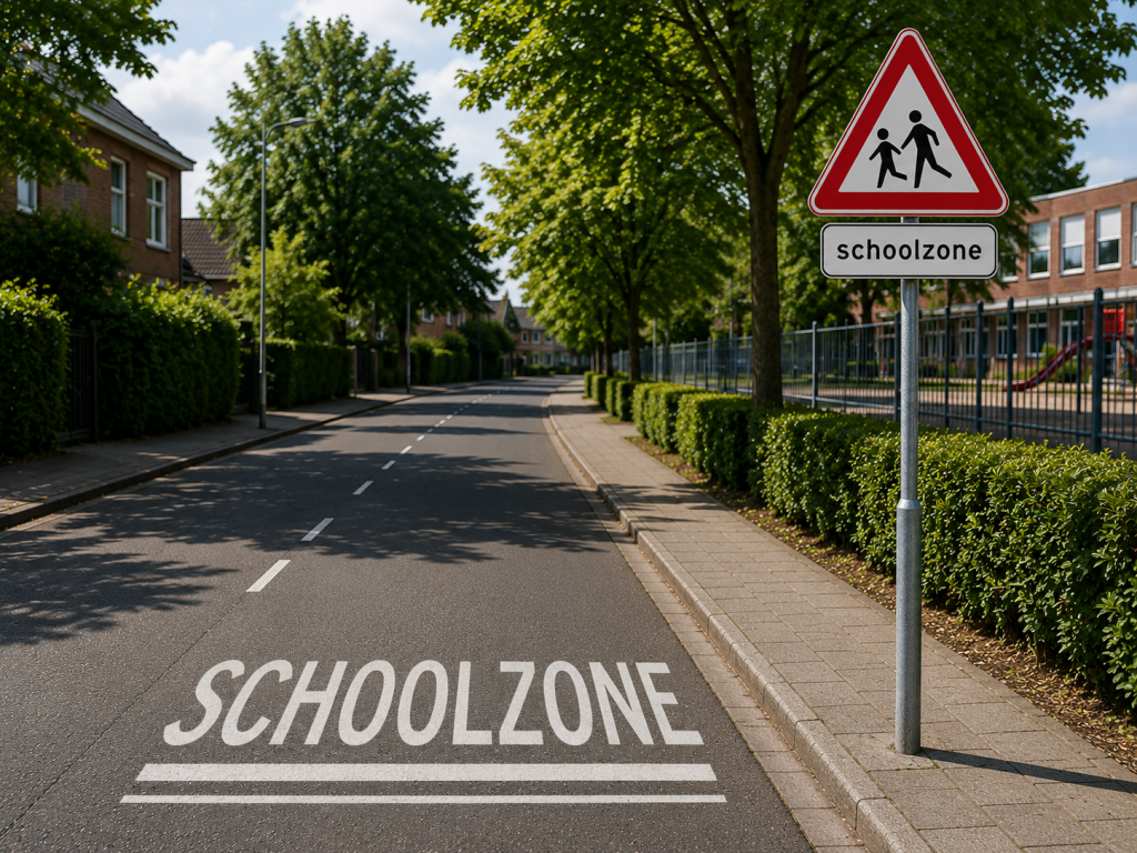 Apeldoorn markeert schoolzones voor meer verkeersveiligheid