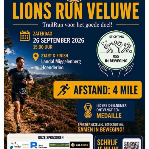 Lions Club Apeldoorn brengt Veluwe sportief in beweging voor het goede doel