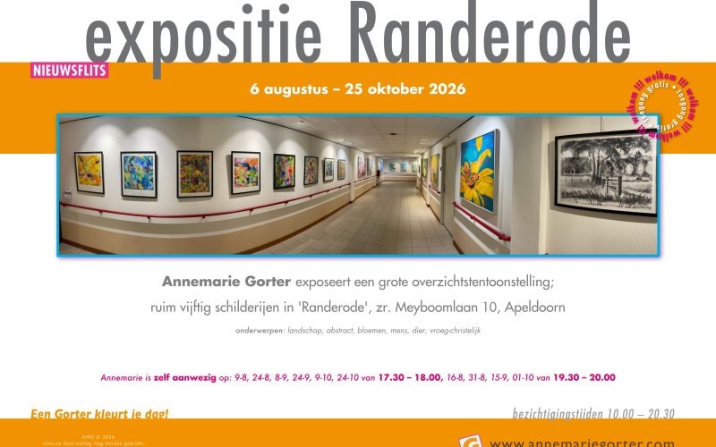 Grote overzichtsexpositie Annemarie Gorter te zien in Randerode