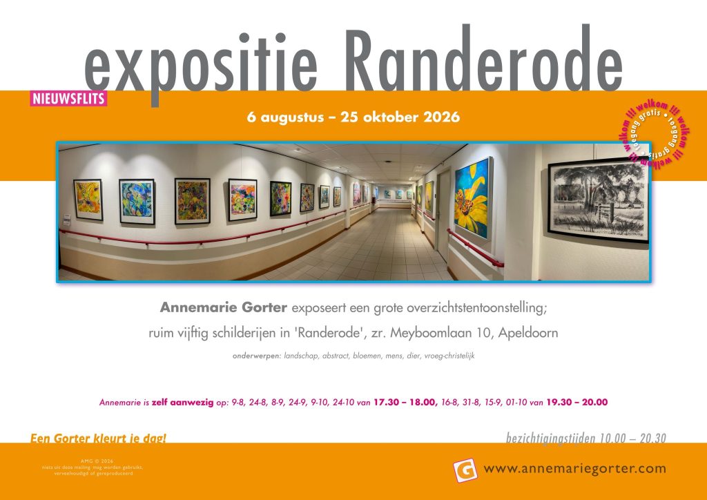 Grote overzichtsexpositie Annemarie Gorter te zien in Randerode