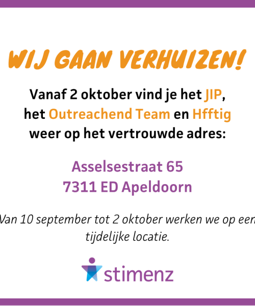 JIP, Outreachend Team en Hfftig keren terug naar Asselsestraat in Apeldoorn