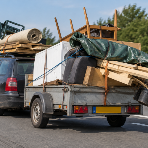Apeldoorn hoort tot Gelderse gemeenten met relatief meeste boetes voor onveilig vervoeren van spullen