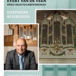 Orgelconcert met eigen Psalmbewerkingen door Evert van de Veen in Beekbergen