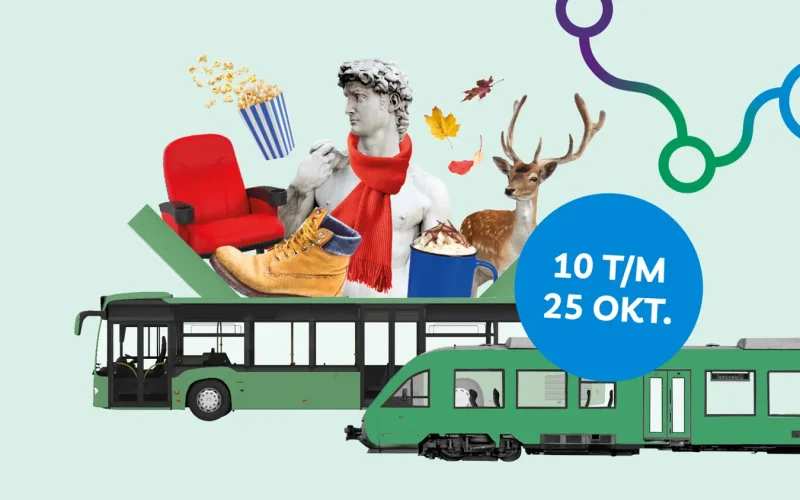 Kinderen reizen gratis met bus en regionale trein in Apeldoorn en omgeving tijdens herfstvakantie
